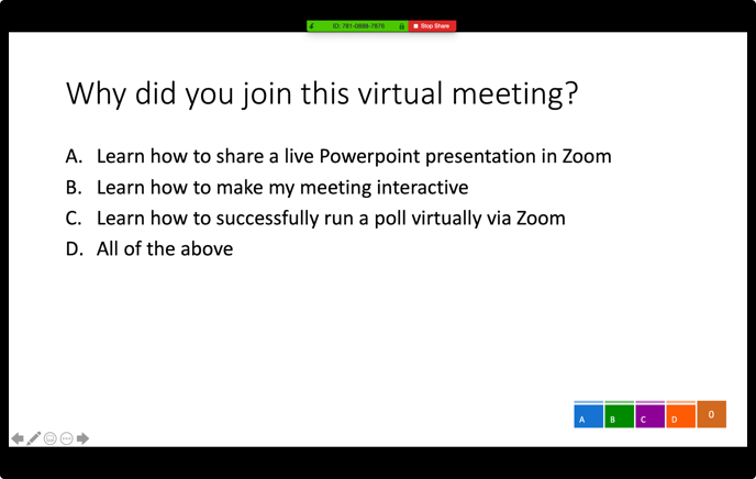 Share a powerpoint presentation in zoom