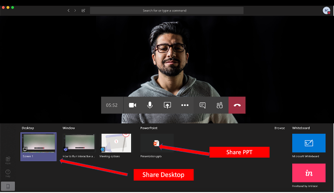 how to share a powerpoint presentation with video