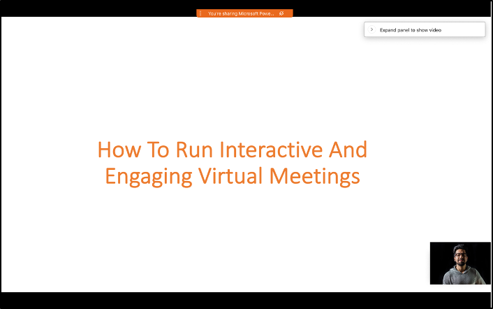 how to share presentation on webex