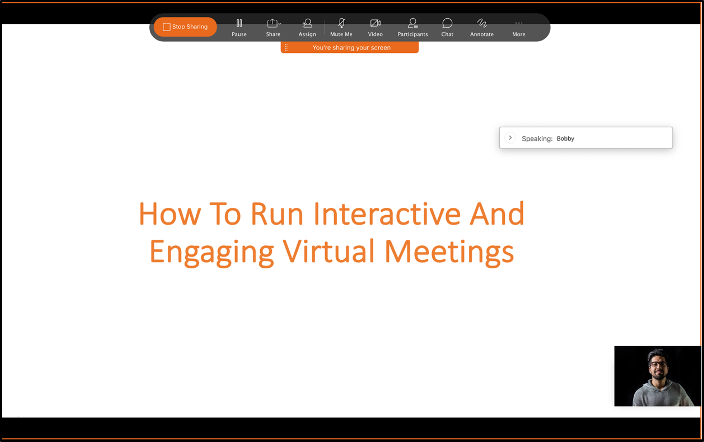 how to share your presentation on webex