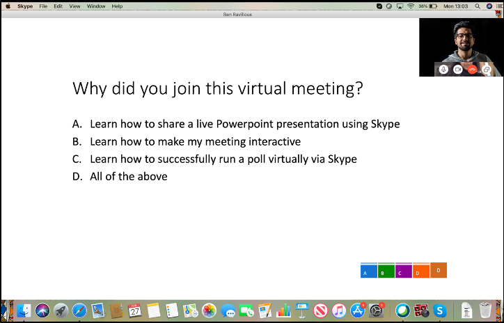 how to share presentation on skype