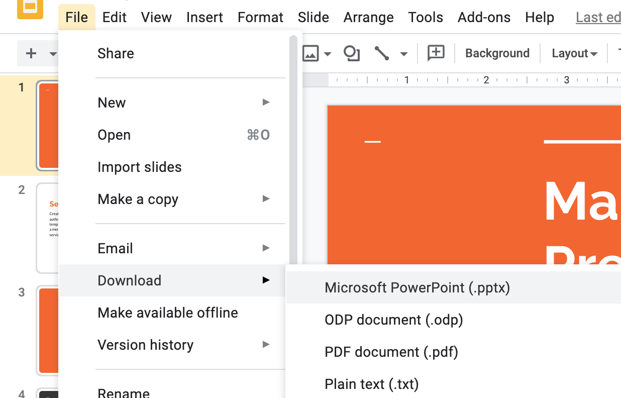 convert pdf to powerpoint