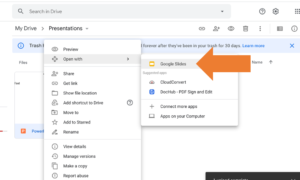 Convert PowerPoint to Google Slides