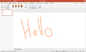 powerpoint presentation drawing
