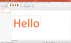 powerpoint presentation drawing