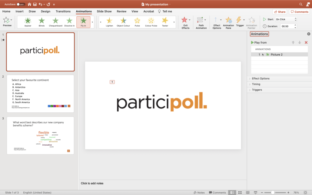 How to create animations in microsoft powerpoint windows mac 